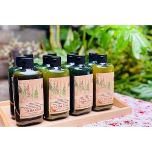 Gội đầu thảo dược như Spa tại nhà hương Bưởi/Bồ Kết/Hương Nhu/Sâm/Gừng tuỳ chọn 500ml Cô Ba Chà