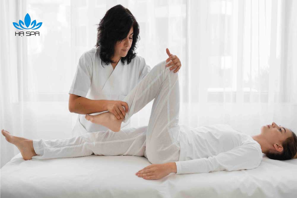 co nen di stretching tai spa massage