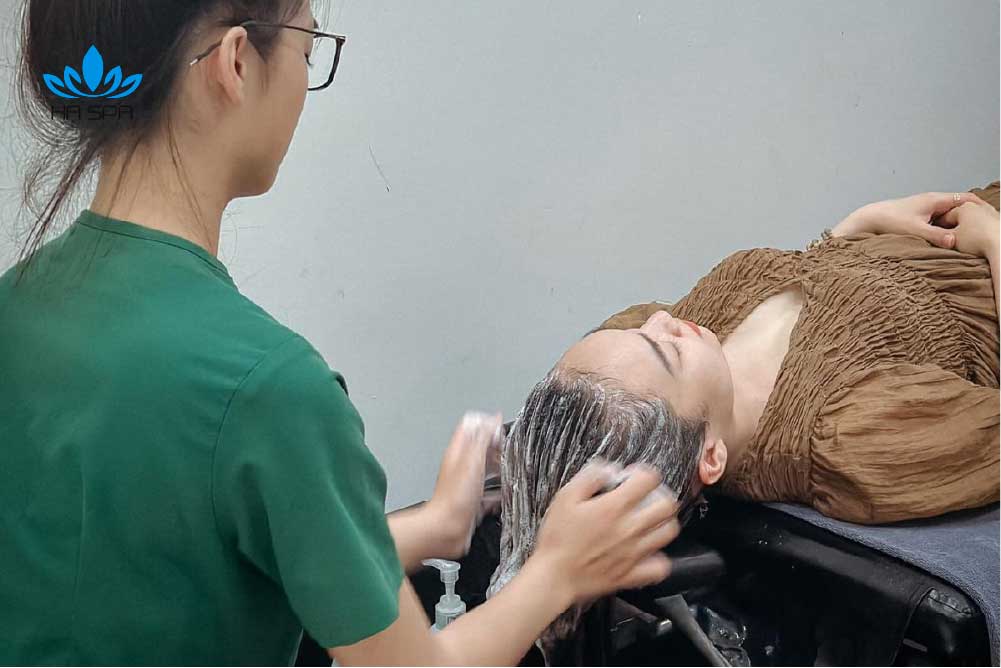 spa goi dau duong sinh sac ngoc nu