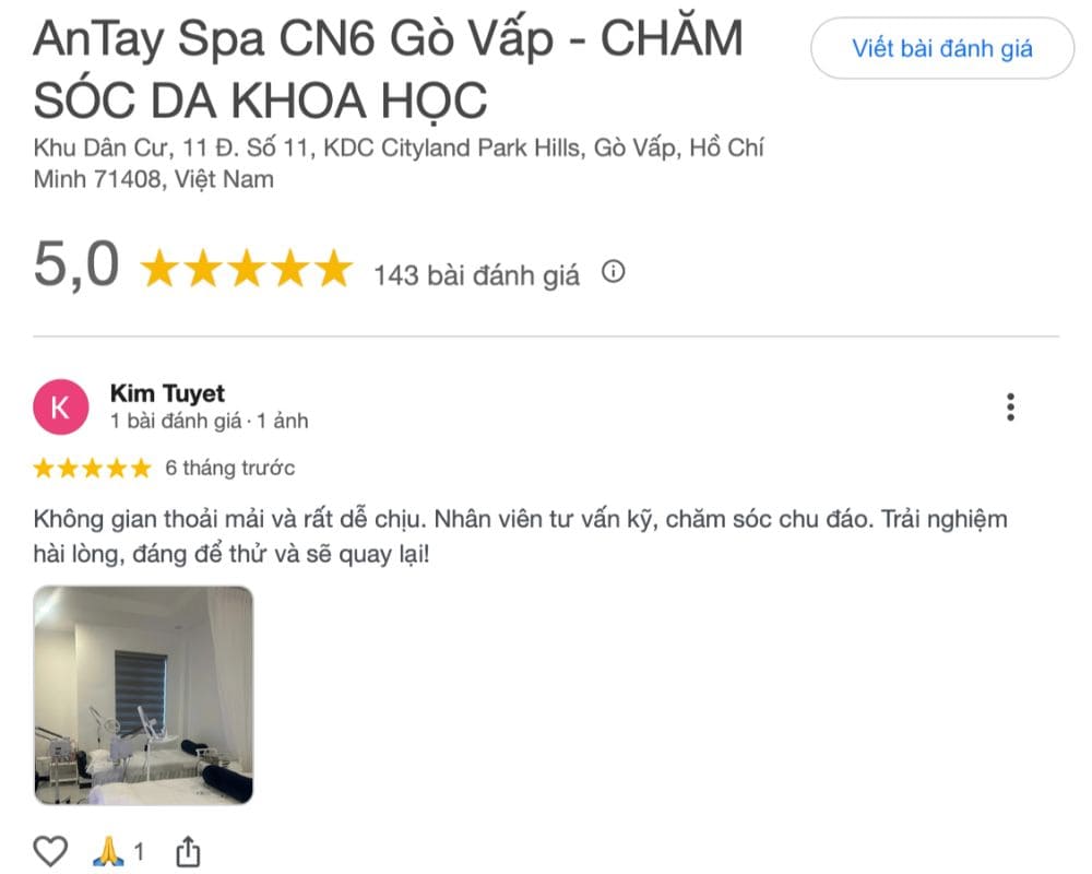 an tay spa dia diem spa tai go vap duoc yeu thich hien nay