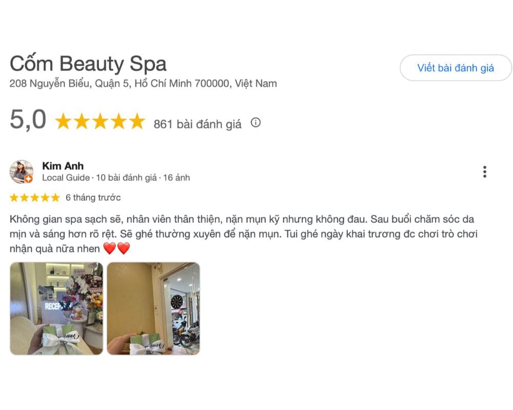 com beauty spa dia diem spa lam dep quan 5 uy tin