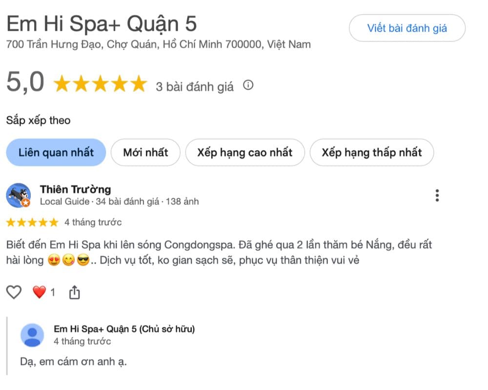 em hi spa lam dep quan 5 duoc yeu thich hien nay