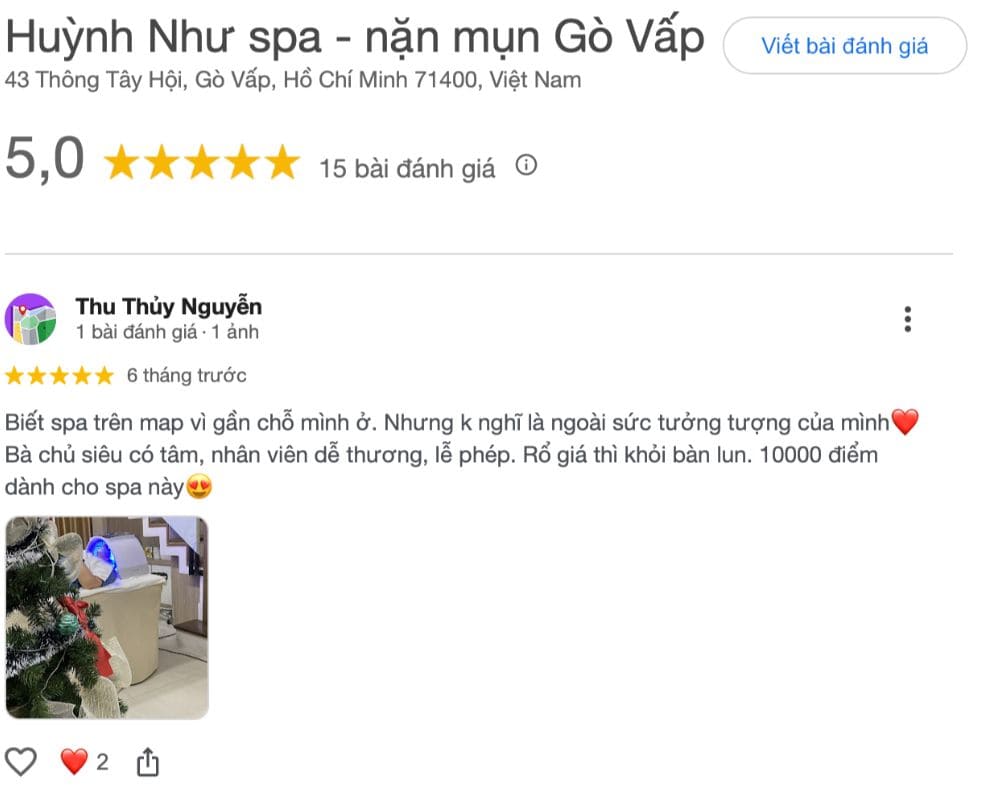 huynh nhu spa tai go vap uy tin chat luong