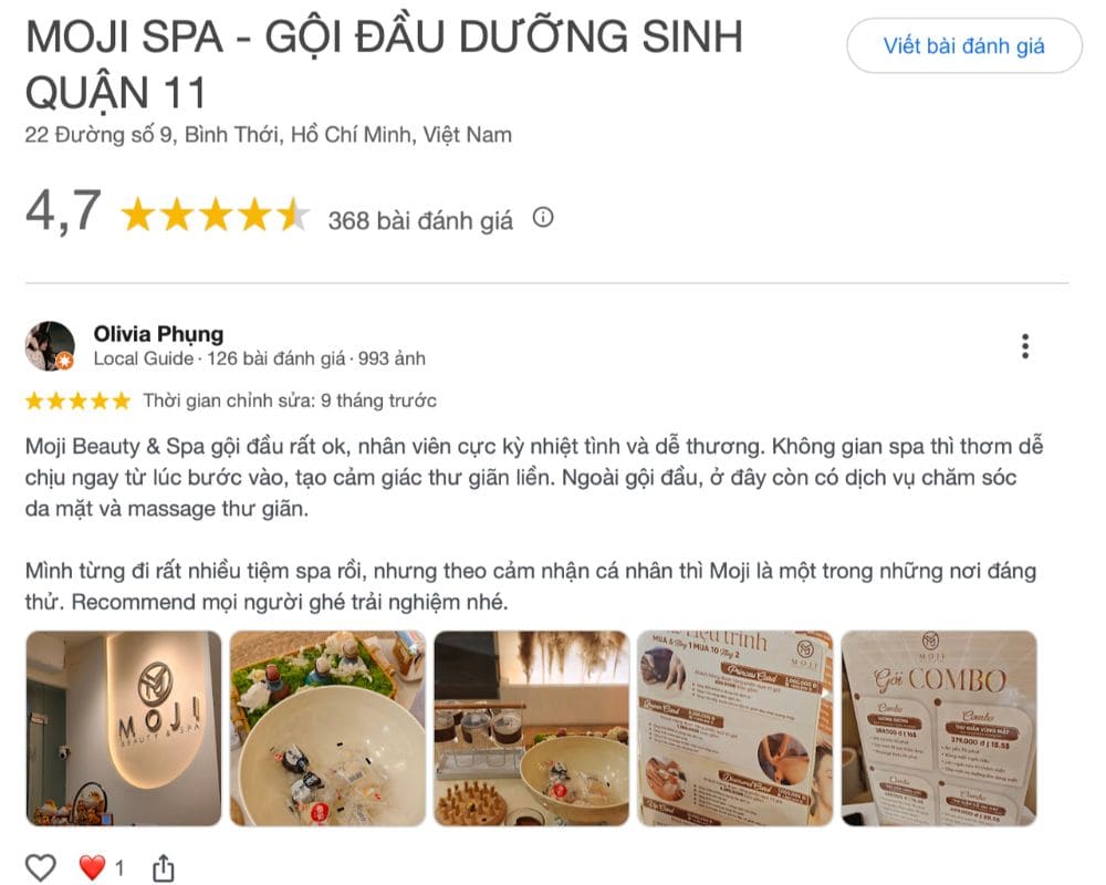 moji spa co so spa lam dep quan 11 noi tieng dong khach