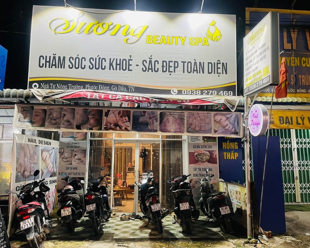 suong spa massage go dau dong khach